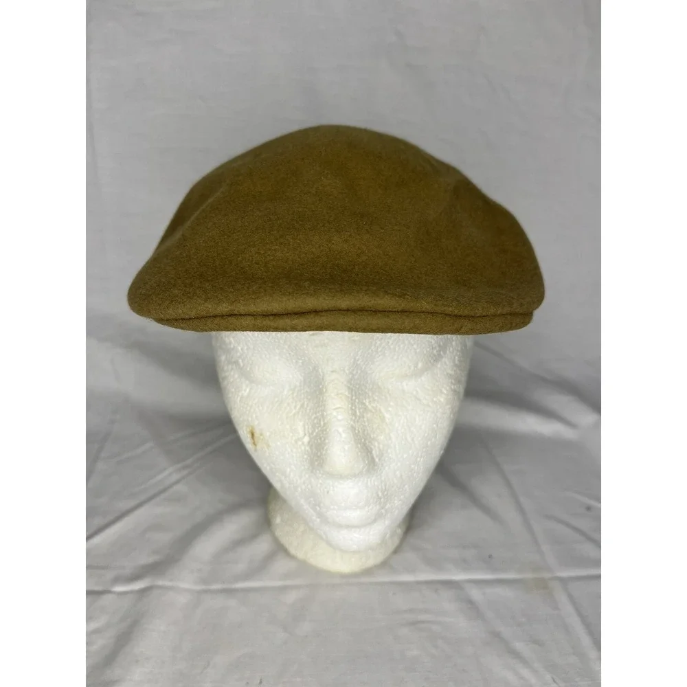 Vintage Foldafelt Immacula Wool Newsboy Hat Brown Made In England
